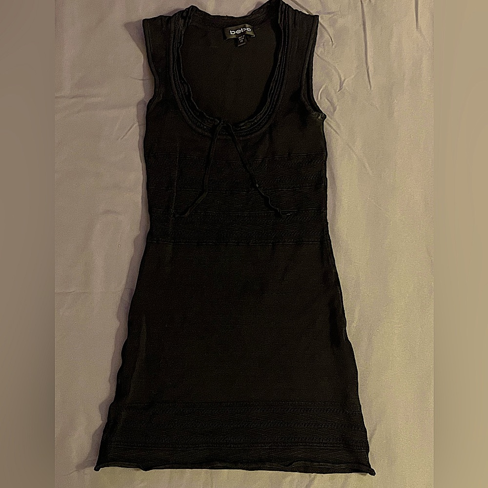 Bebe Woven Shirt/Mini Dress